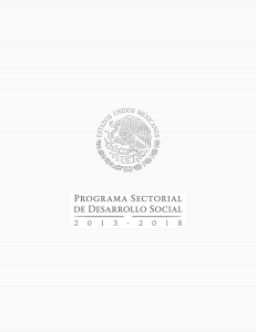Programa Sectorial de Desarrollo Social 2013-2018