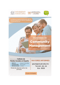 DIPLAMADO Community management 120 horas