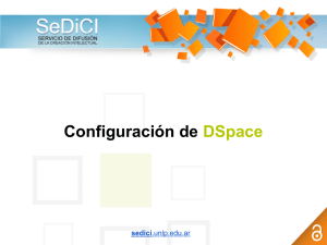 Configuración de DSpace