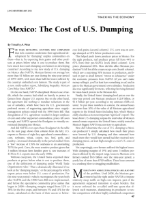 Mexico: The Cost of US Dumping