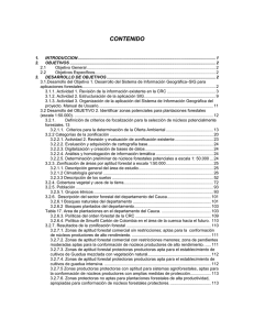 Zonificación de áreas por aptitud forestal y lineamientos de