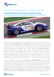 El campeonato Porsche Carrera Cup calienta motores