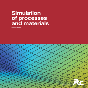 Simulation of processes and materials