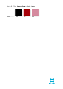 Carta de Color: Blanco / Negro / Rojo / Rosa - Flugel