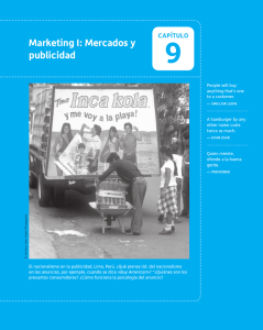 Marketing I: Mercados y publicidad