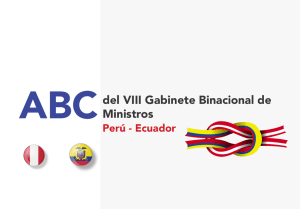 ABC del VIII Gabinete Binacional de Ministros Perú