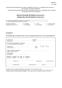 solicitud de pension italiana domanda di pensione italiana