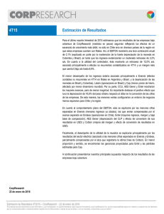 Estimaciones de Resultados