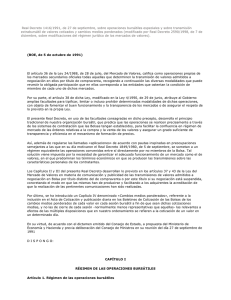 Real Decreto 1416/1991 - Comisión Nacional del Mercado de Valores