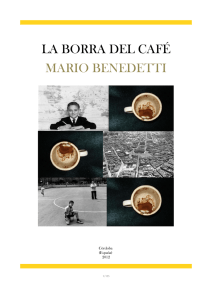 LA BORRA DEL CAFÉ MARIO BENEDETTI