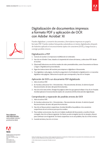 Digitalización de documentos impresos a formato PDF y