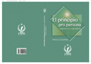 el principio pro persona. experiencias y expectativas. 2a ed