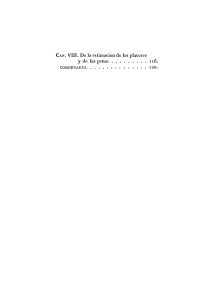 CAP. VIII. De la estímacion de los placeres yde laspenas