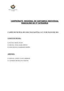 CAMPEONATO REGIONAL DE CANTABRIA INDIVIDUAL
