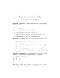 Programación recursiva en Prolog