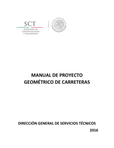 manual de proyecto geométrico de carreteras