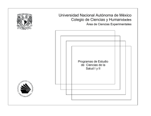 Programa de estudios - Colegio de Ciencias y Humanidades