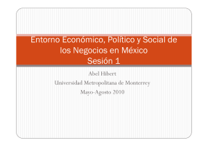 Entorno Económico, Político y Social de los Negocios en México