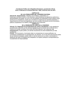 Constitución Política de la República Dominicana, proclamada el 26