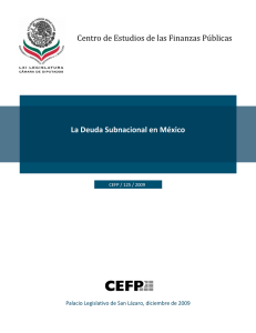 La Deuda Subnacional en México