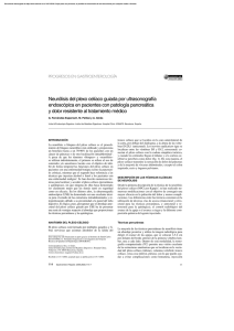 Neurólisis del plexo celíaco guiada por ultrasonografía endoscópica
