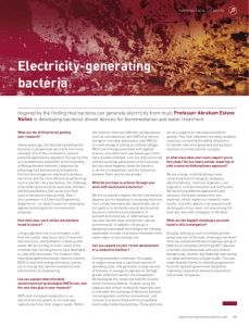 Electricity-generating bacteria