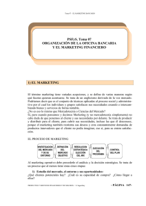 Tema.07. ORGANIZACIÓN DE LA OFICINA BANCARIA y