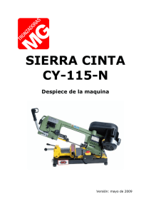 sierra cinta cy-115-n