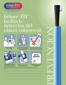 InSure® FIT™ facilita la detección del cáncer colorrectal.