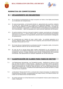 circular nº 1 - Federacion Madrileña de Hockey
