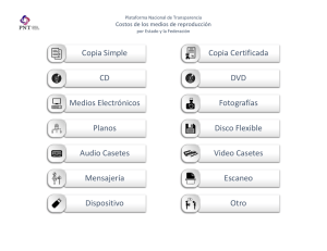 Copia Simple CD Medios Electrónicos Planos Audio Casetes