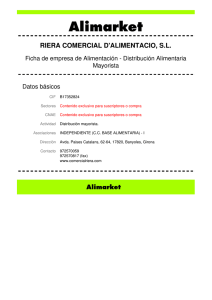 RIERA COMERCIAL D`ALIMENTACIO, SL - Empresas de
