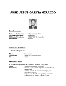jose jesus garcia giraldo - Universidad Autónoma de Manizales