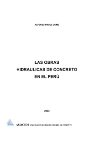 las obras hidraulicas de concreto en el perú