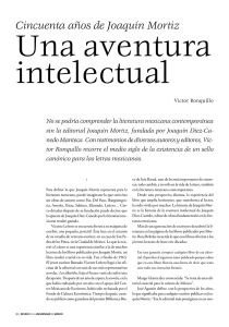 Cincuenta años de Joaquín Mortiz - Revista de la Universidad de
