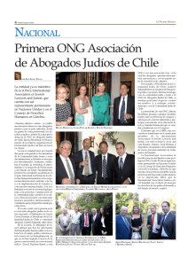 Primera ONG Asociación de Abogados Judíos de Chile