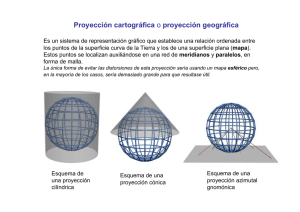 Proyección cartográfica o proyección geográfica