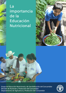 La importancia de la Educación Nutricional 1