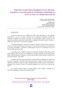 Papel de la supervisión pedagógica en los docentes angolanos