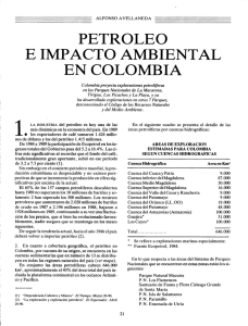PETROLEO E IMPACTO AMBIENTAL EN COLOMBIA