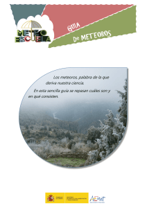 Guía Meteoros - Meteoescuela