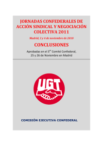 CONCLUSIONES - Unión General de Trabajadores