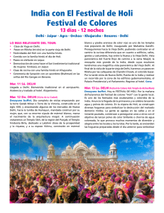 India con Festival Holi