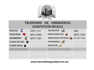 Teléfonos de Emergencia en Cuautitlán Izcalli