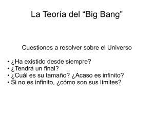 La Teoría del “Big Bang”