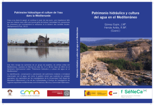 Patrimonio hidráulico y cultura del agua en el Mediterráneo