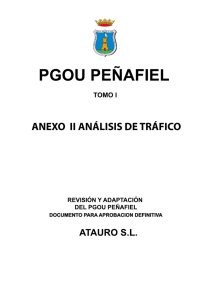 ANEXO II ANÁLISIS DE TRÁFICO