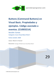 CU00321A Eventos Visual Basic Command Buttons propiedades y