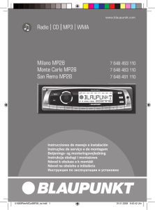 Radio CD MP3 WMA Milano MP28 Monte Carlo MP28 San Remo
