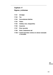 Capitulo 17: Signos y Síntomas.